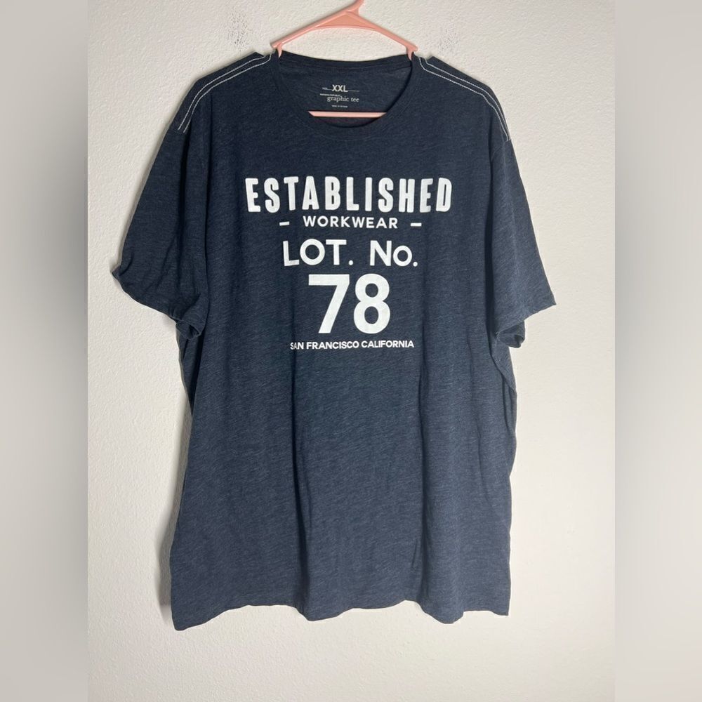 Banana Republic Graphic Tee Gray Size XXL